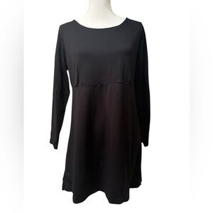 Black long sleeve dress - size medium